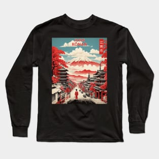 Konan Japan Vintage Poster Tourism Long Sleeve T-Shirt